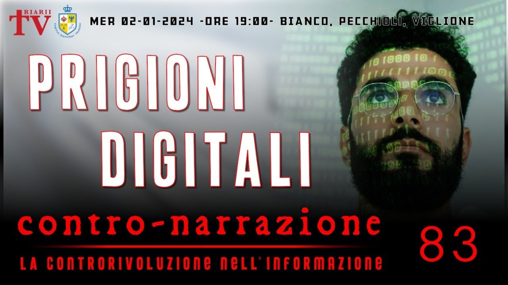 CONTRO-NARRAZIONE NR.83 - MERC 3 GENNAIO 2023 - Antonio Bianco, Roberto Pecchioli, Massimo Viglione