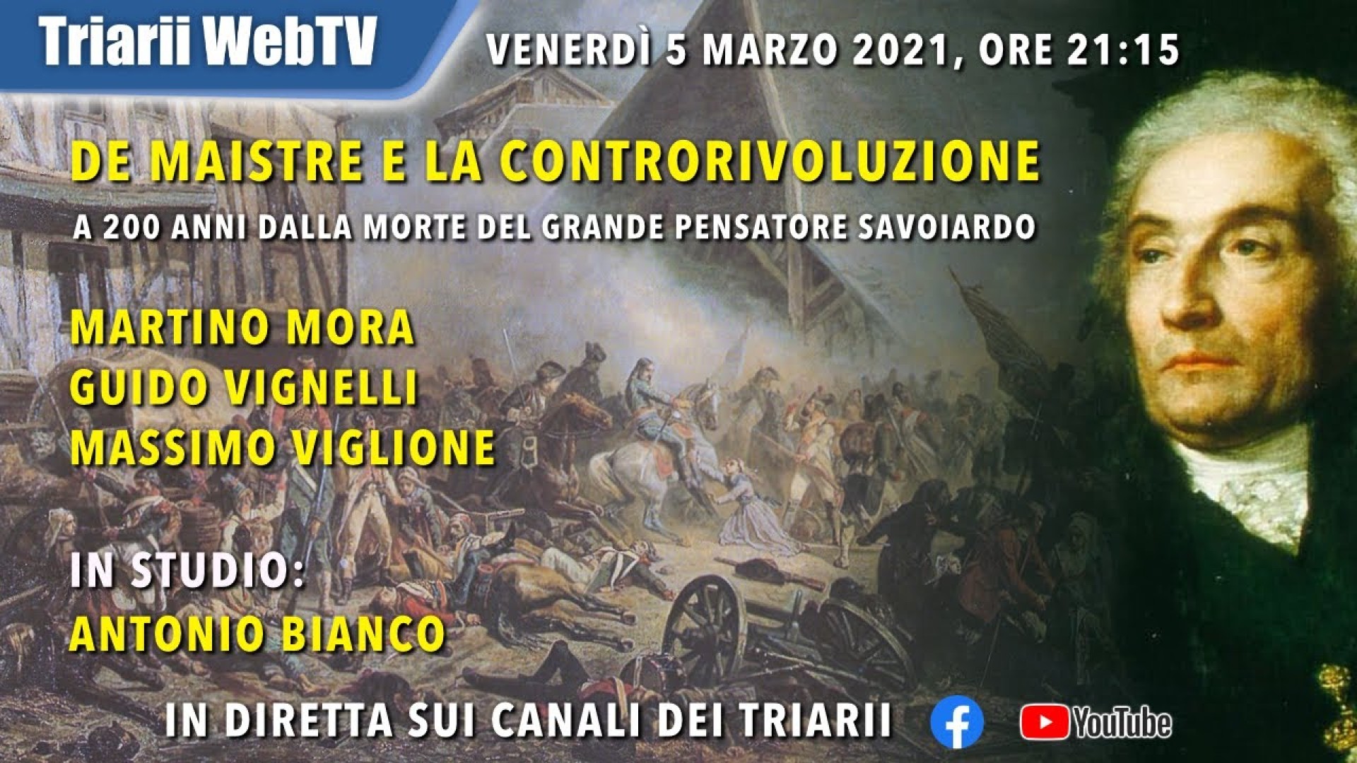 DE MAISTRE E LA CONTRORIVOLUZIONE A 200 ANNI DALLA MORTE DEL GRANDE PENSATORE SAVOIARDO M Mora, G Vignelli, M Viglione