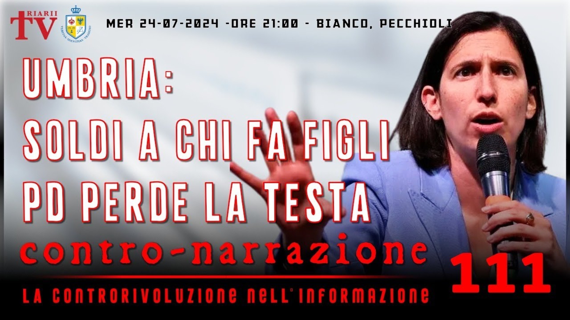 CONTRO-NARRAZIONE NR.111 - MERC 24 LUGLIO 2024 - BIANCO, PECCHIOLI