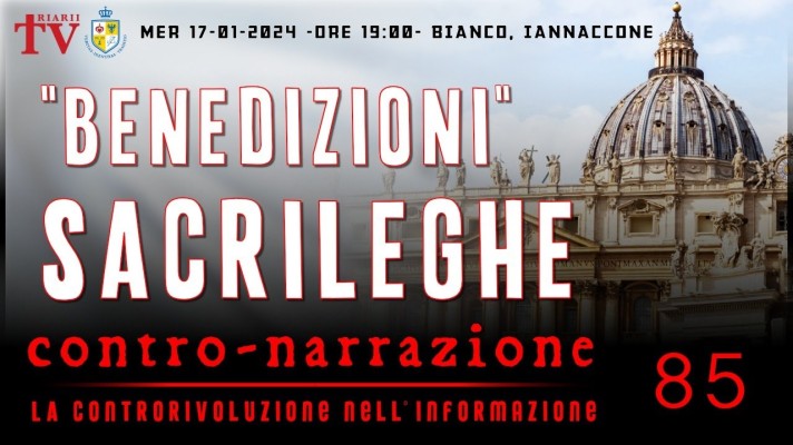 CONTRO-NARRAZIONE NR.85 - MERC 17 GENNAIO 2024 - Antonio Bianco, Mario Iannaccone