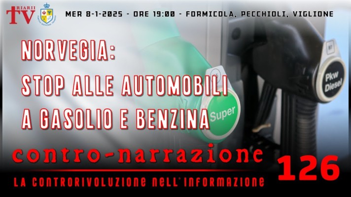 CONTRO-NARRAZIONE NR.126 - MERC 6 GENNAIO 2025 - FORMICOLA, PECCHIOLI, VIGLIONE